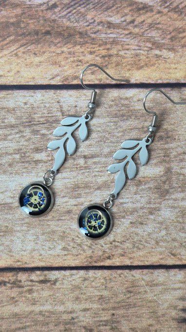 Boucles d'oreilles festives  