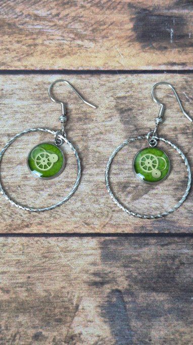 Boucles d'oreilles festives  