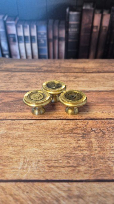 Bouton de meubles en laiton, patère 