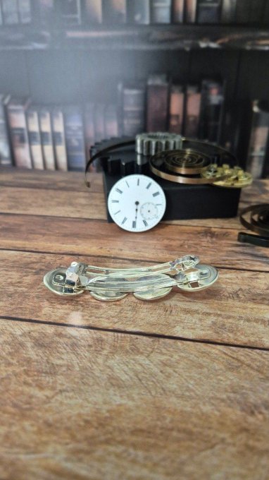 Barrette cheveux steampunk