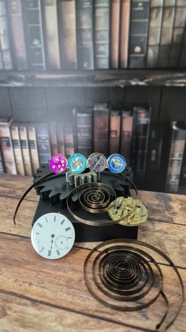 Barrette cheveux steampunk