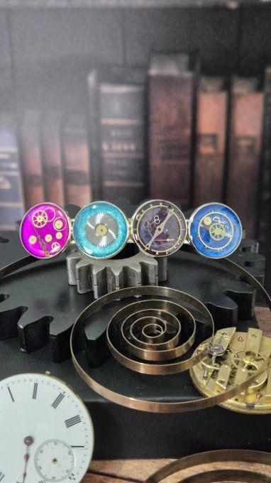 Barrette cheveux steampunk