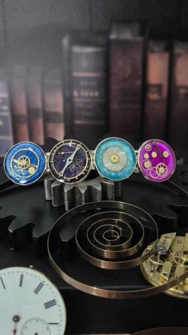 Barrette cheveux steampunk