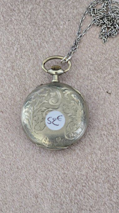 Montre à gousset steampunk recyclée – Les Vestiges du Temps 