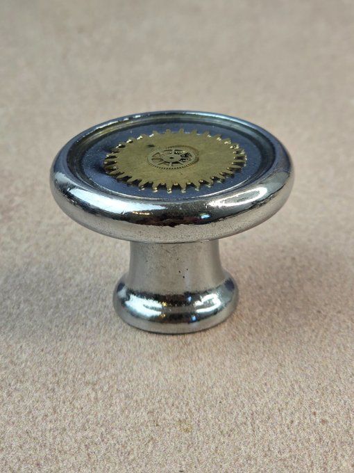 Bouton / Patère Steampunk incolore
