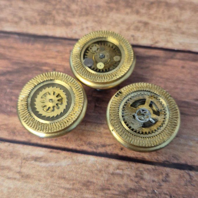 Bouton de meubles en laiton, patère 
