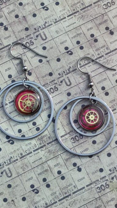 Boucles d'oreilles créoles  