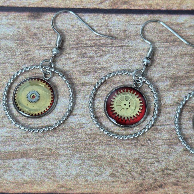 Boucles d'oreilles festives    