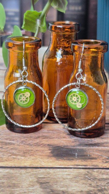 Boucles d'oreilles festives  