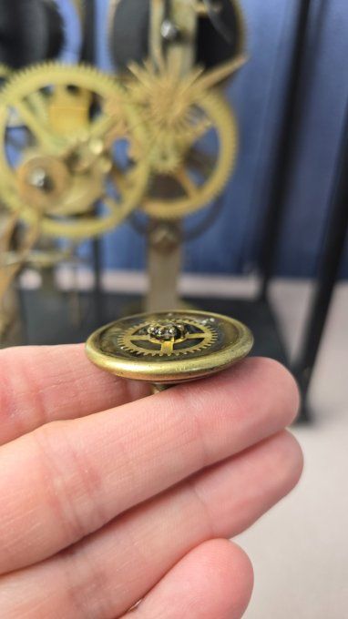 Bouton laiton / Patère Steampunk  