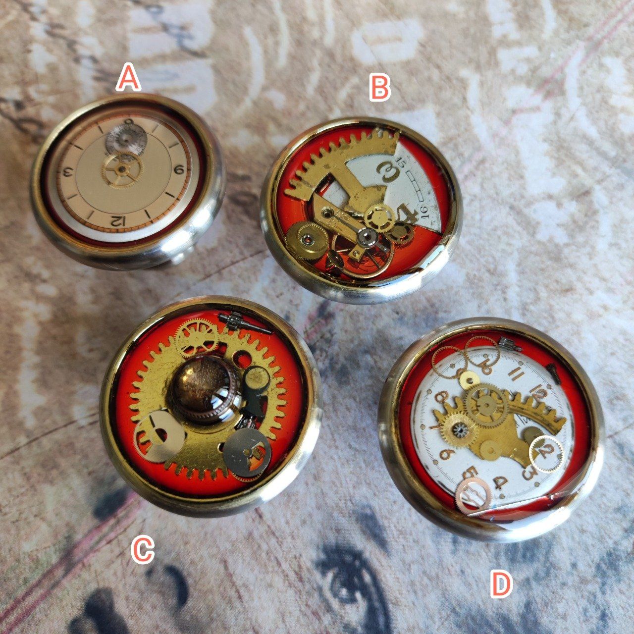 Boutons pour customiser placards, tiroirs, commodes 
