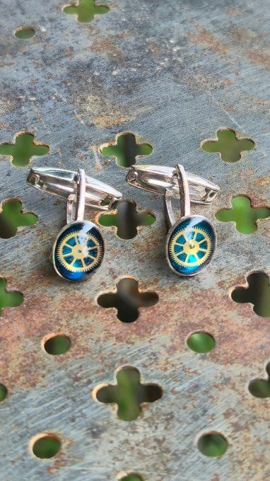 Cadeau fête des pères original – boutons de manchette artisanaux