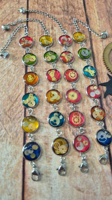 Bracelet “Roue Libre” – Mécanismes de montres recyclées