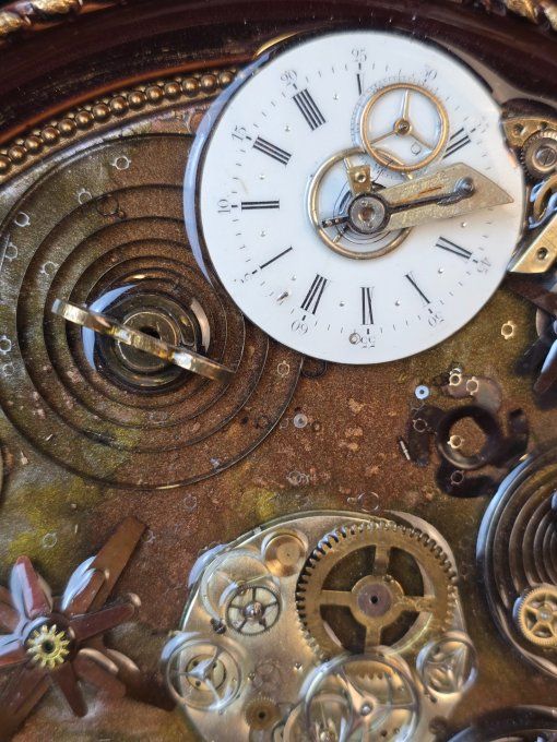 Cadre Steampunk “un monde mécanique" 