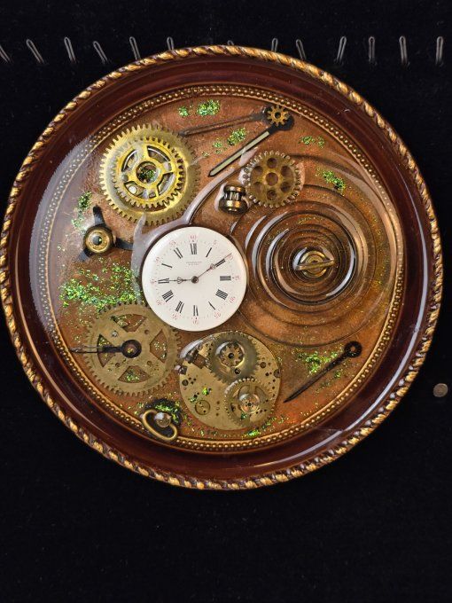 Cadre Steampunk “un monde mécanique"