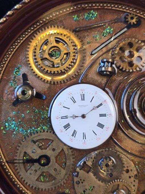 Cadre Steampunk “un monde mécanique"