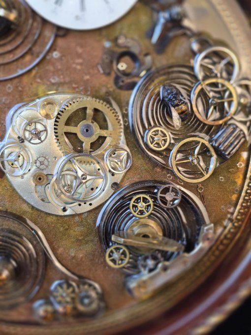 Cadre Steampunk “un monde mécanique" 