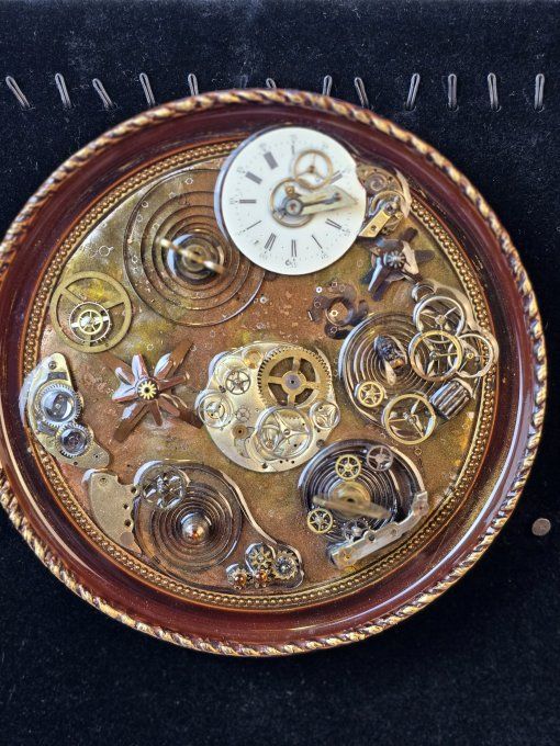 Cadre Steampunk “un monde mécanique" 