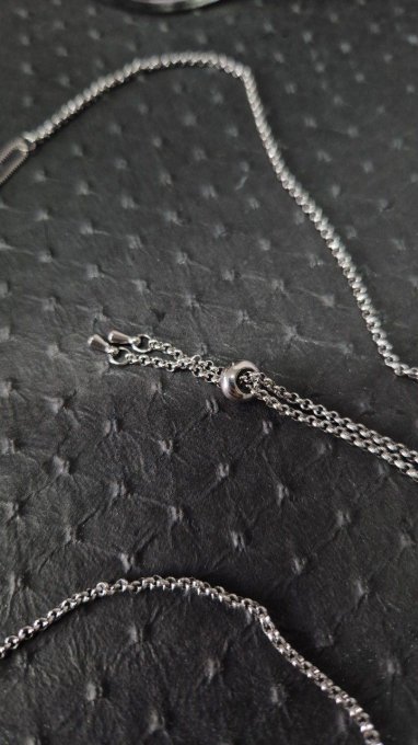 Collier Steampunk à Cabochons Uniques – Ajustable et Évolutif 