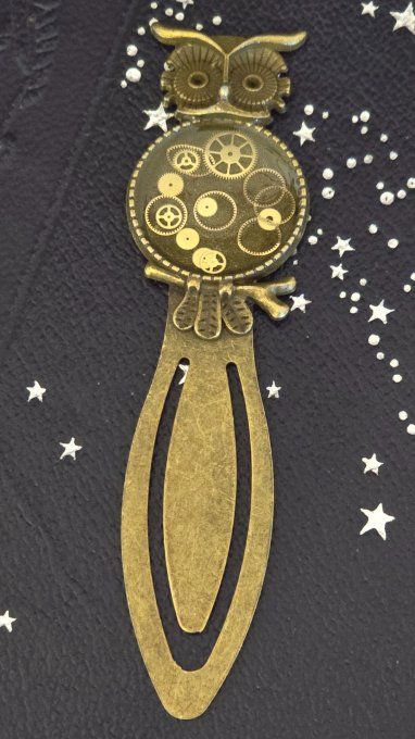 Un chouette marque page pour bouquin captivant  