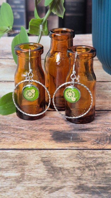 Boucles d'oreilles festives  