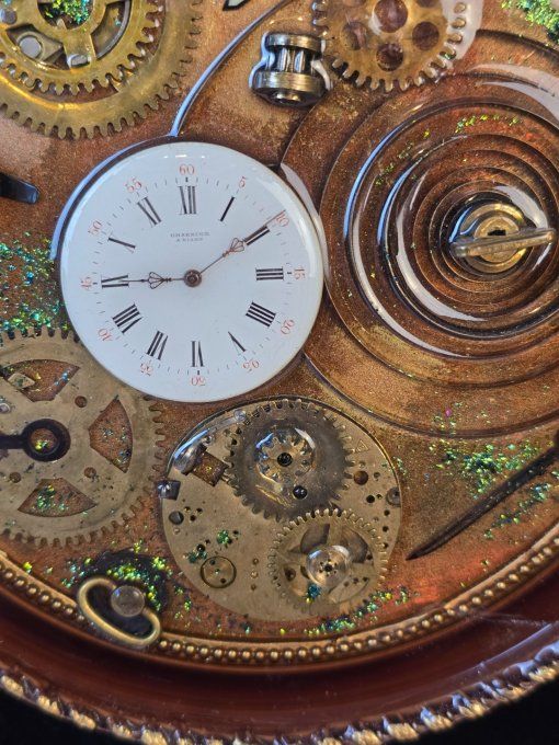 Cadre Steampunk “un monde mécanique"