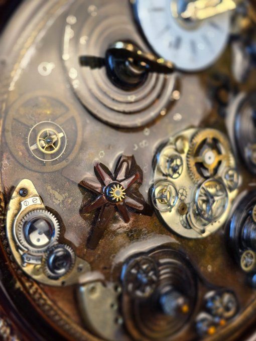 Cadre Steampunk “un monde mécanique" 