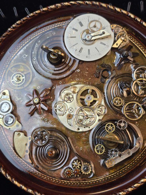 Cadre Steampunk “un monde mécanique" 