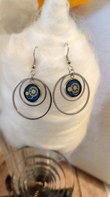 Boucles d'oreilles créoles 