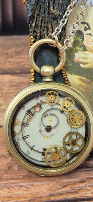 Montre à gousset "mémoire silencieuse "