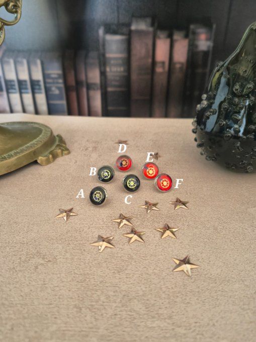 Pin's steampunk artisanal – Rouages de montres  