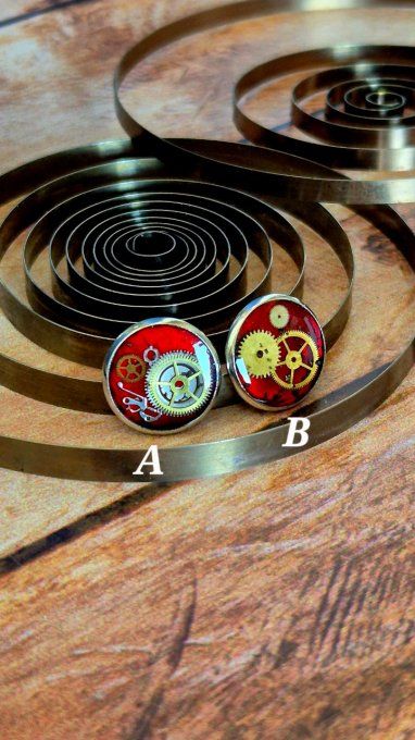 Pin's steampunk artisanal – Accessoire rétro