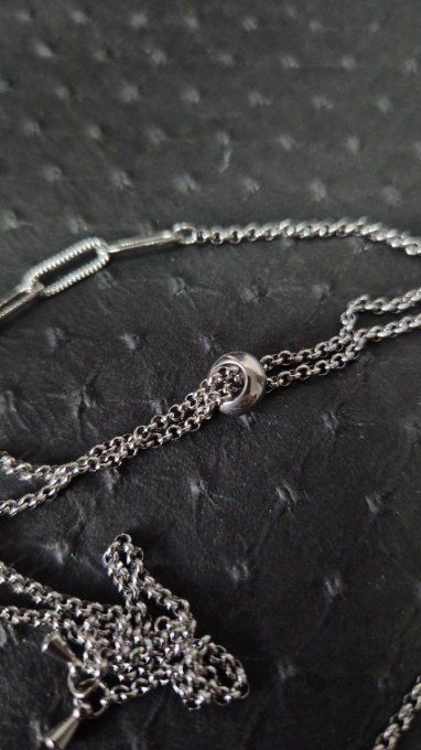 Collier Steampunk à Cabochons Uniques – Ajustable et Évolutif 