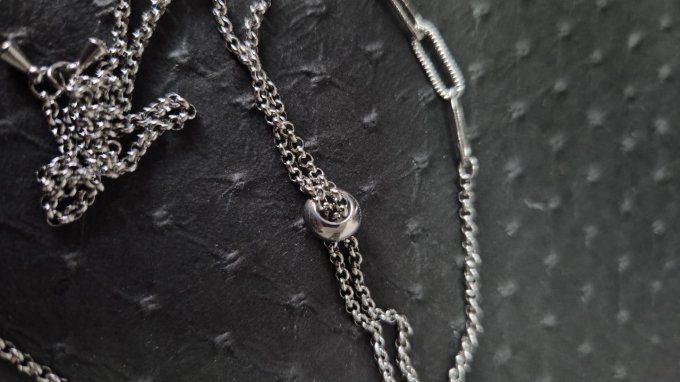 Collier Steampunk à Cabochons Uniques – Ajustable et Évolutif