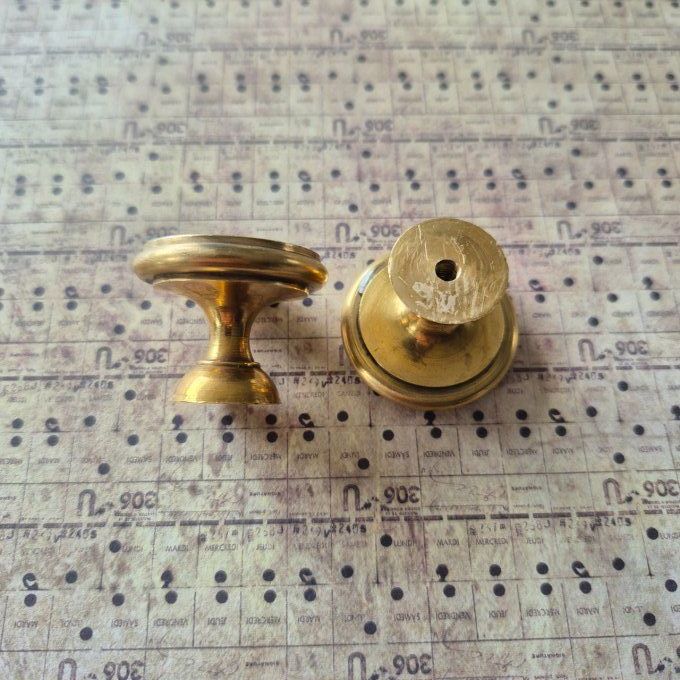 Bouton de meubles en laiton, patère 